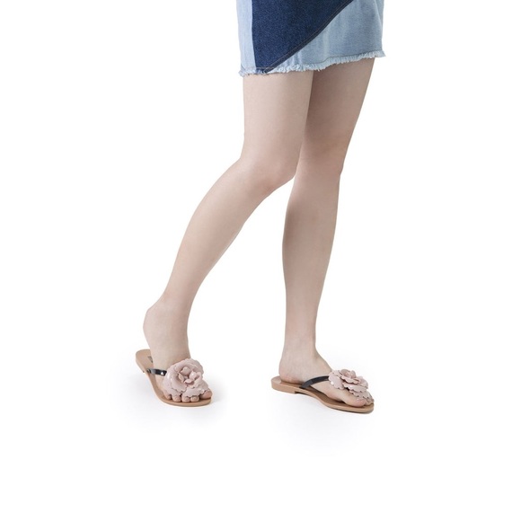 Melissa sandals Pink Floral vacation resort wear neutral cute feminine 8 - Picture 3 of 11